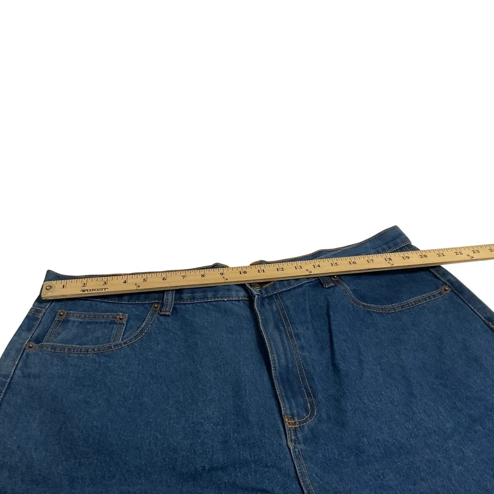 Architect Workman's Regular Fit Jeans 42x32 Blue Straight Leg Denim